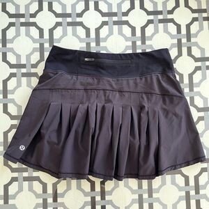 Black Lululemon Circuit Breaker Skirt Tall